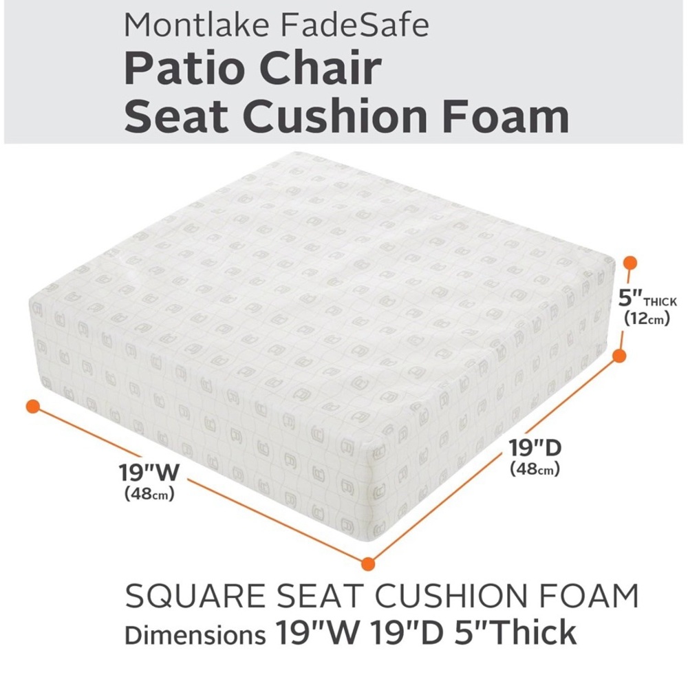 Patio Chair Seat Cushion Foam